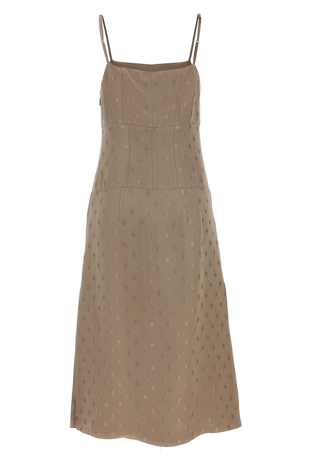 satin midi dress