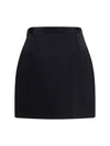 wool mini skirt