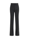 bicolour tailored straight-leg pants