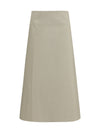 bonded cotton skirt