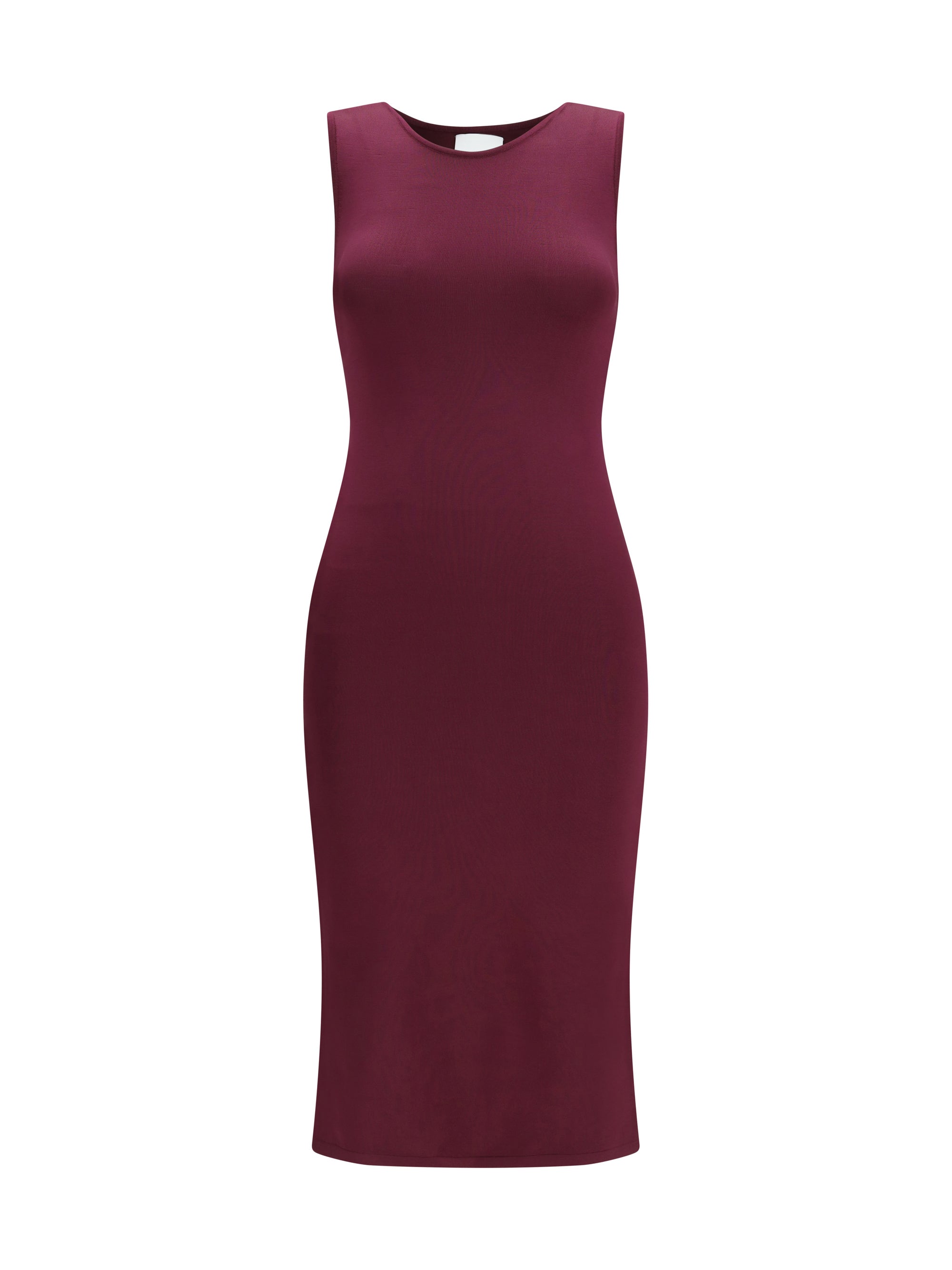 SA SU PHI 40 sleeveless slim-fit long silk dress