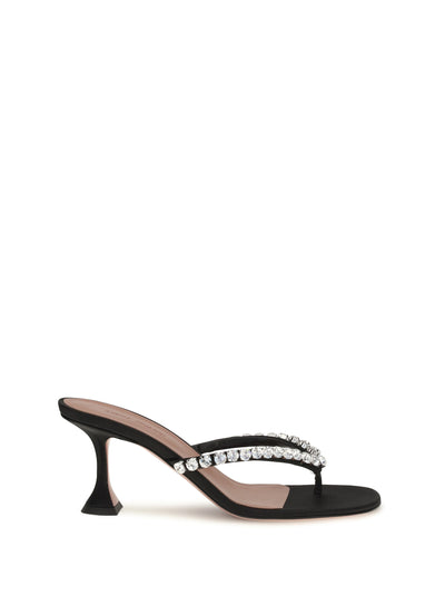 gigi crystal-embellished thong sandals