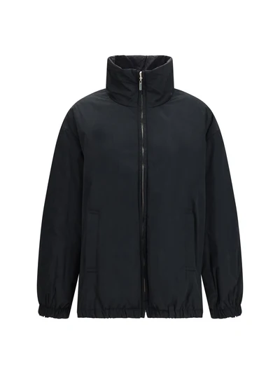 reversible padded bomber in radzmir and water repellent canvas