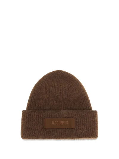 gros grain ribbed beanie