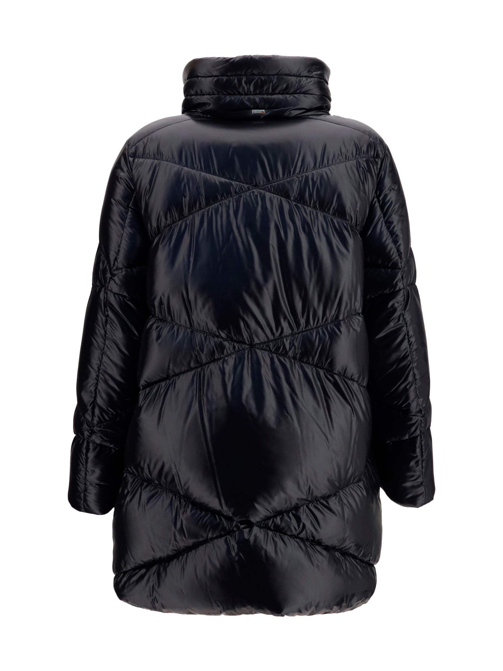 HERNO 40 quilted drawstring down jacket