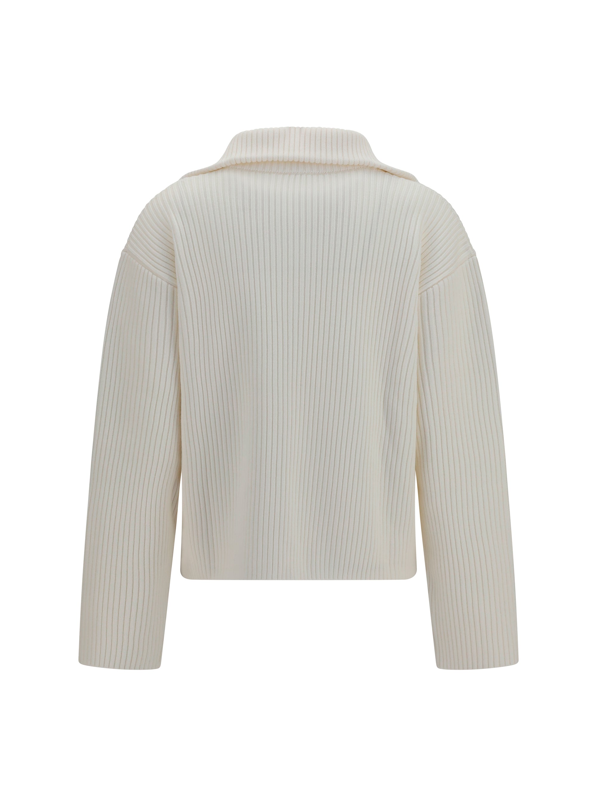 COURRÈGES S ribbed zip sweater