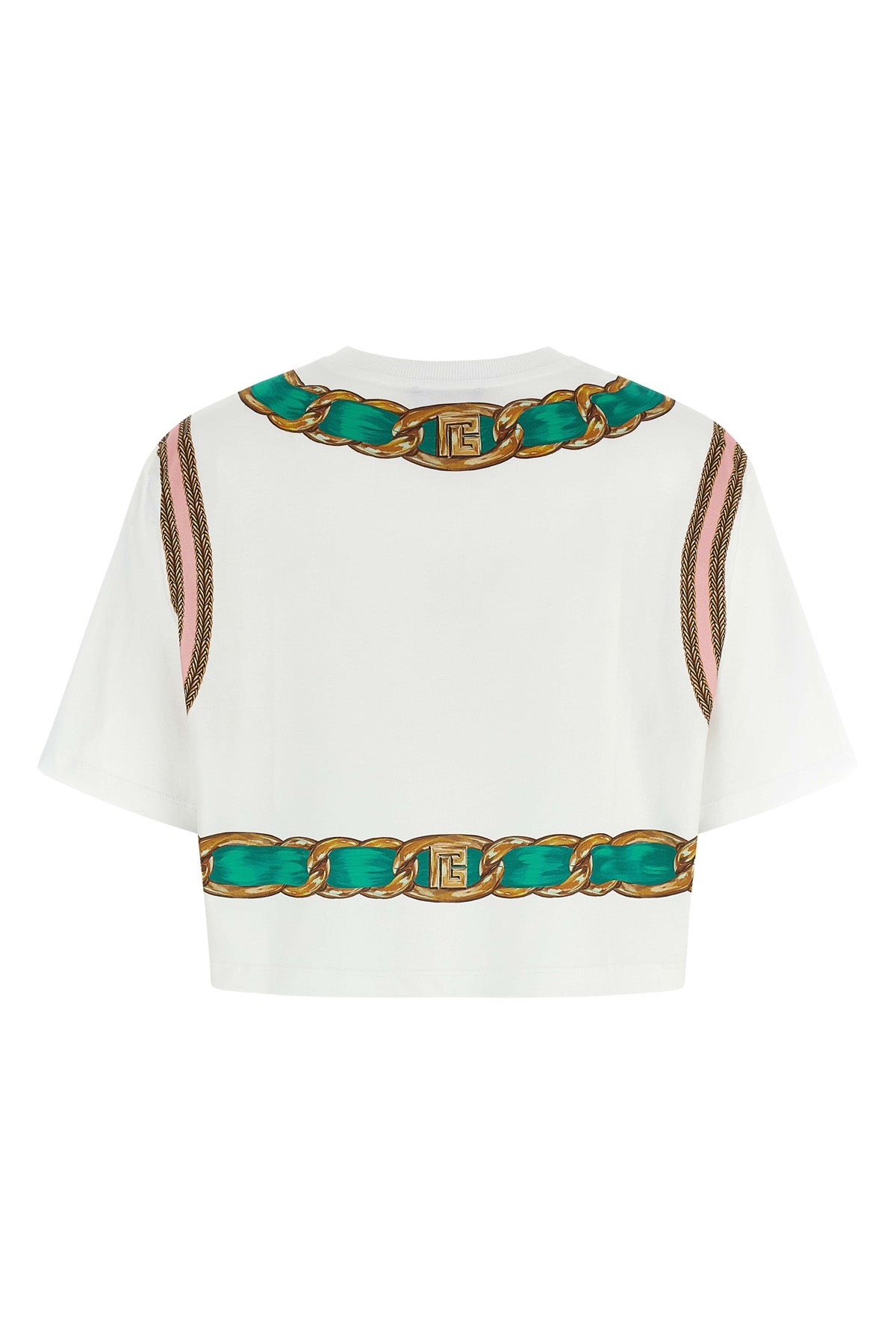 cotton cropped t-shirt
