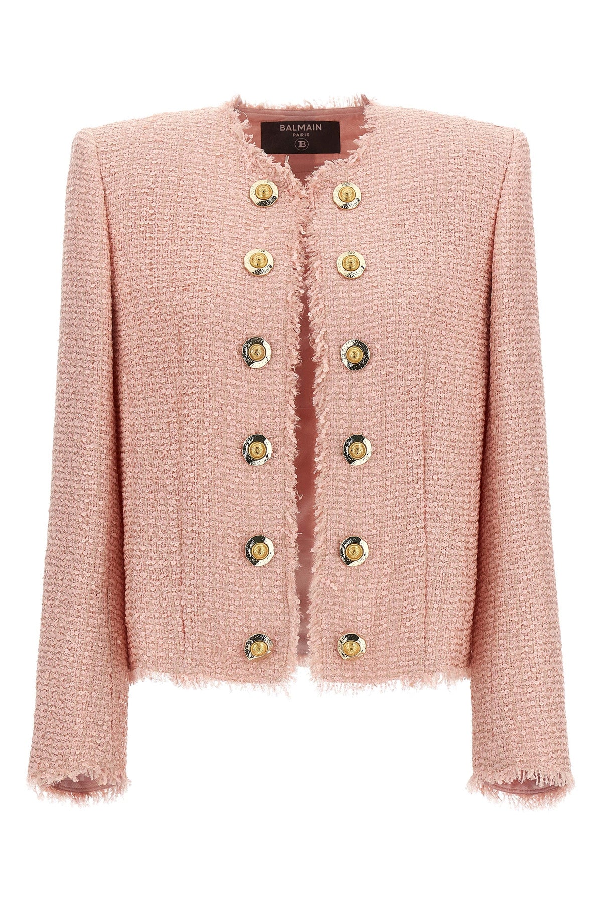 BALMAIN 34 tweed blazer