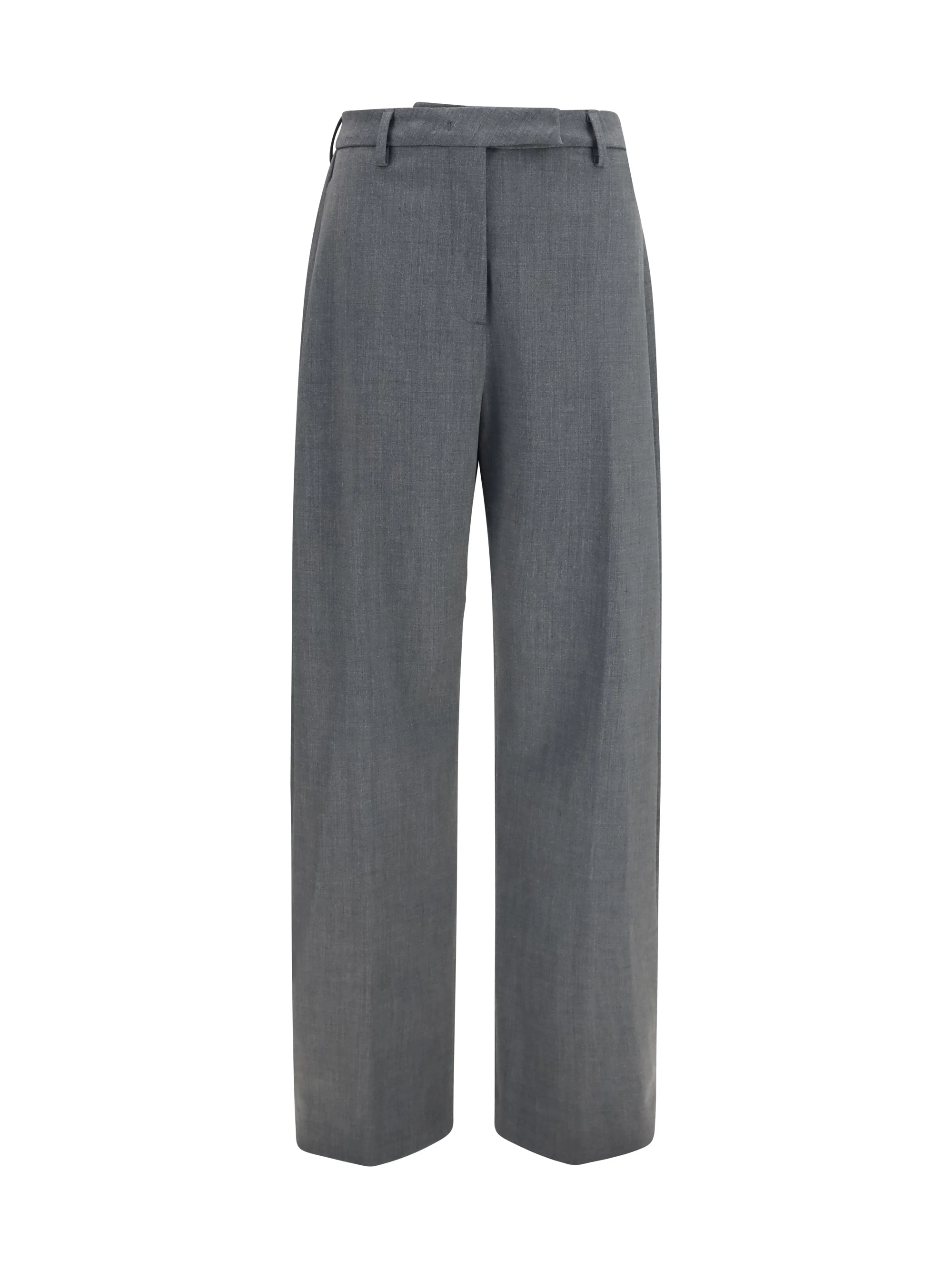 THE LATEST 38 straight-leg wool-blend pants