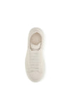 oversized pebbled leather sneakers