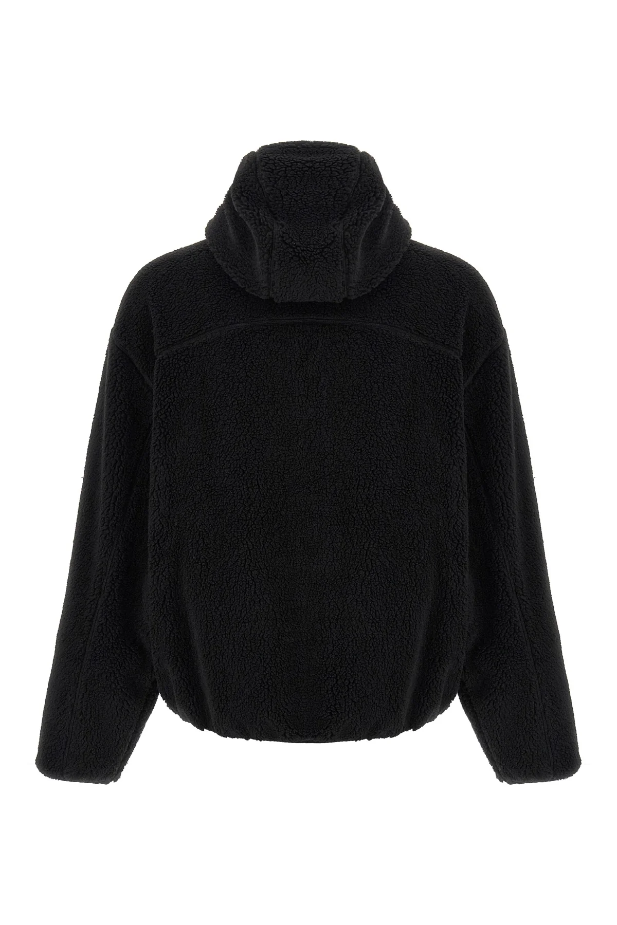 teddy-effect hoodie