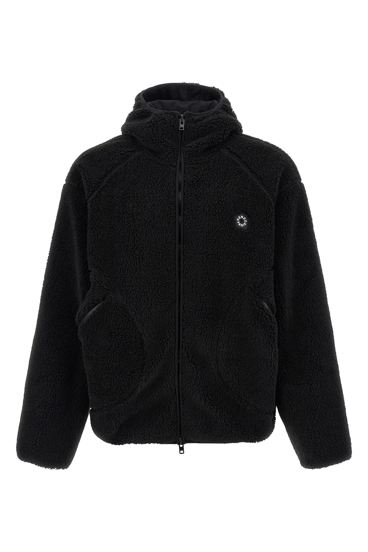 teddy-effect hoodie