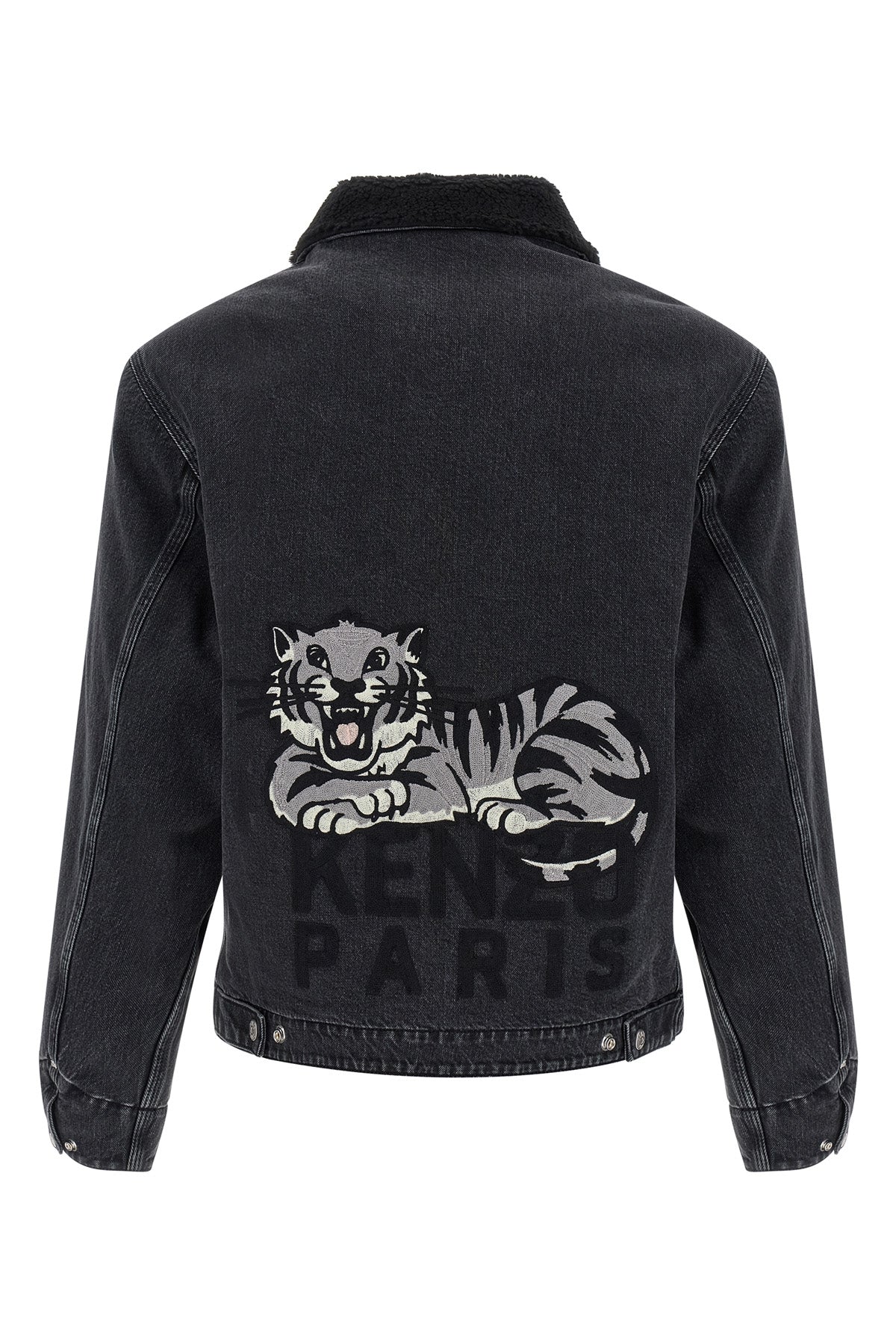 japanese stone bleach wash denim jacket