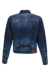 kuroki dirty stone bleached japanese denim jacket