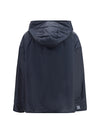 oversized padded jacket in water repellent canvas