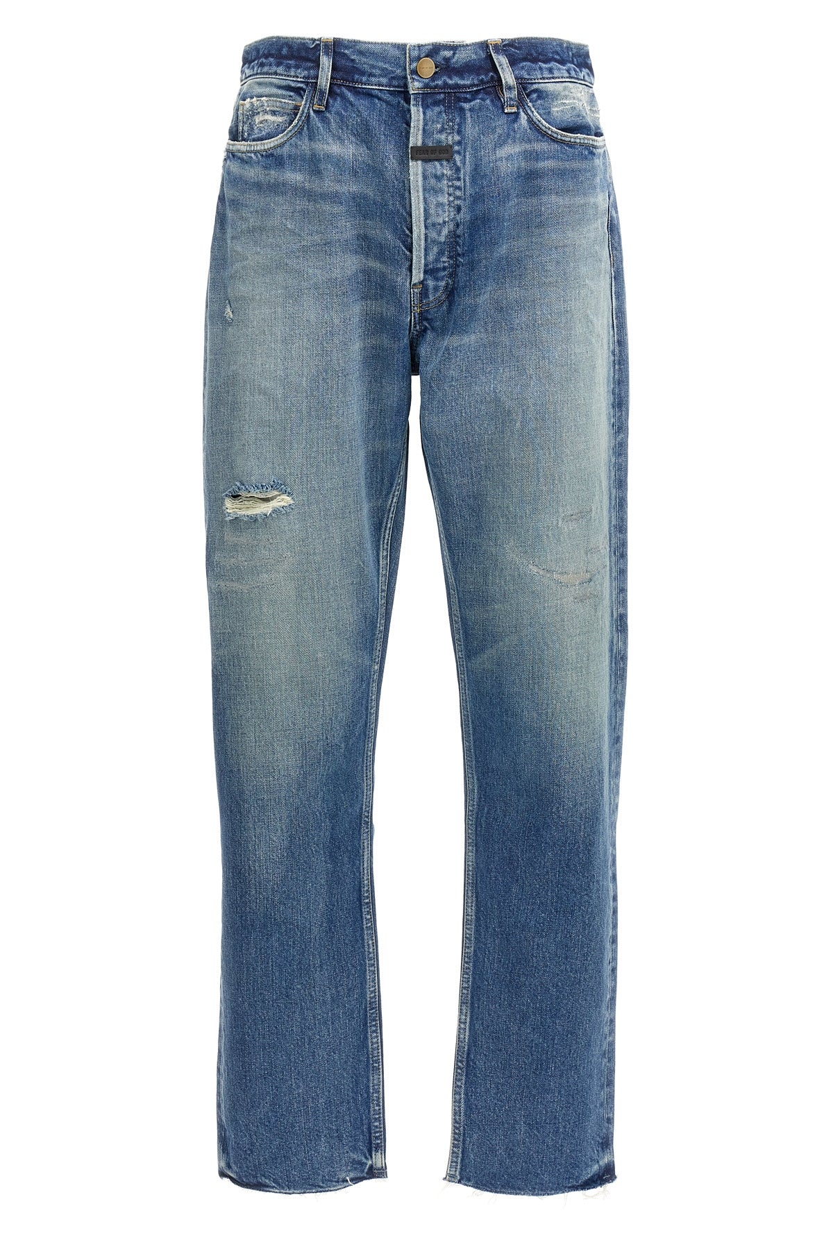 FEAR OF GOD 32 straight 5 pocket cotton denim jeans