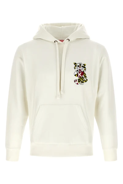 wild tiger embroidered hoodie
