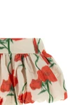 all-over mini skirt in taffeta kenzo archive rose print