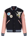 kenzo badges wool jacket