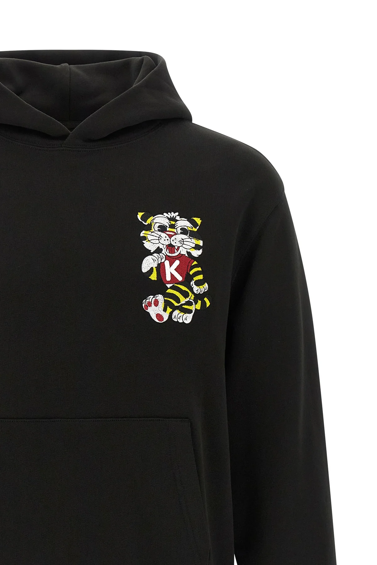 wild tiger embroidered hoodie