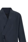 viscose and wool blend blazer