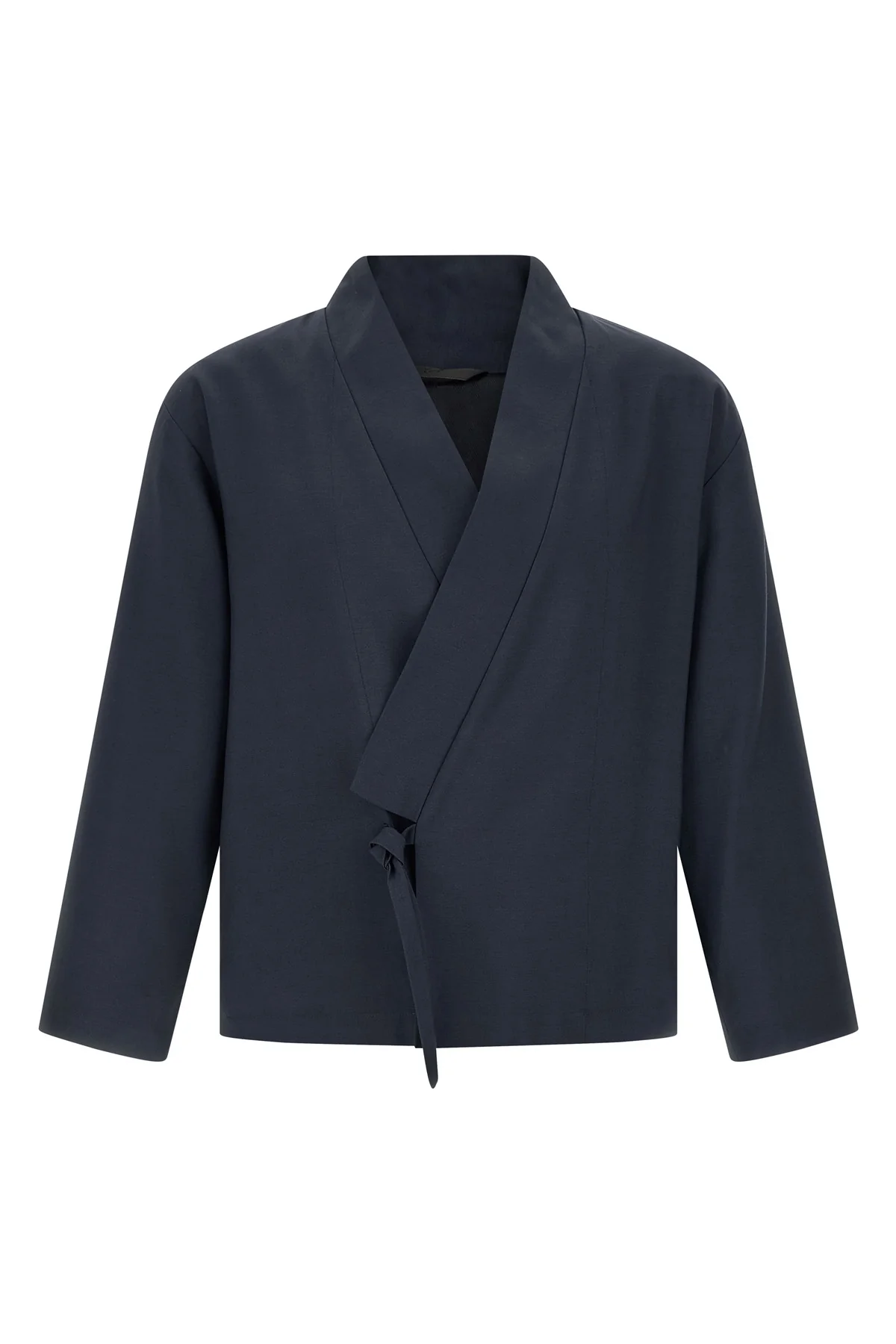 viscose and wool blend blazer