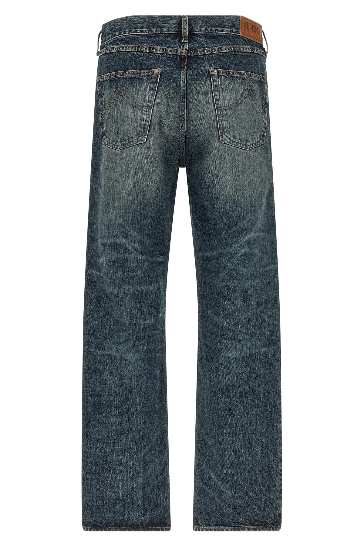 KENZO 30 the kenzo japanese denim jeans have a straight leg silhouette enhanced by a vint