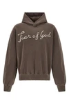 26 classic half raglan hoodie in heavy used-effect cotton sweatshirt finished