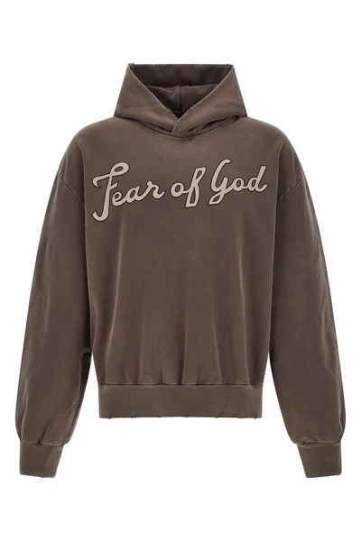 26 classic half raglan hoodie in heavy used-effect cotton sweatshirt finished