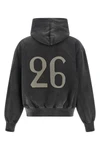 26 hoodie in heavy used-effect cotton fleece finished