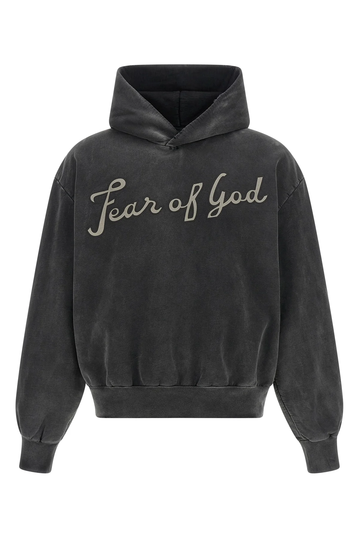 FEAR OF GOD L 26 hoodie in heavy used-effect cotton fleece finished