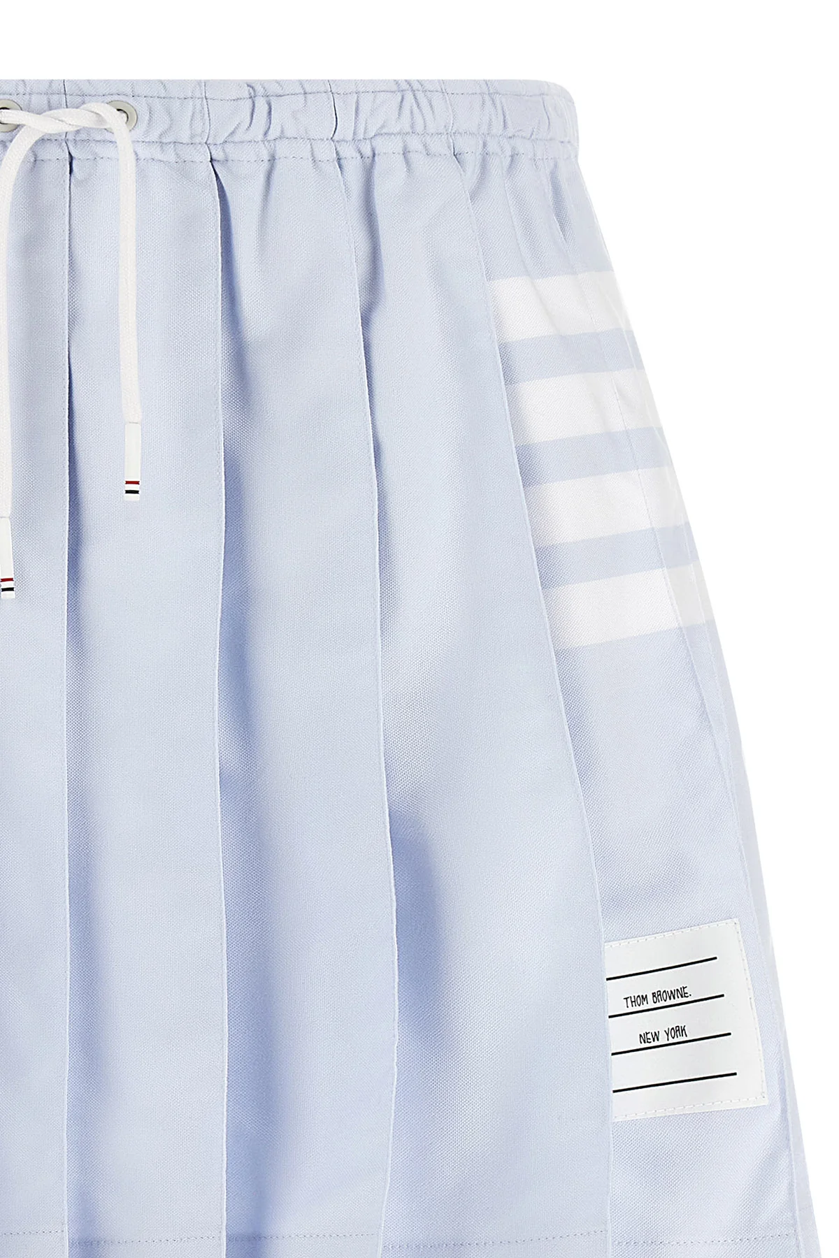 the thom browne pleated mini skirt