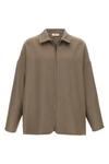 virgin wool and viscose blend jacket