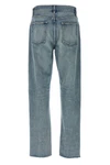 classic 5 pocket straight jeans in cotton denim