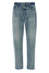 classic 5 pocket straight jeans in cotton denim