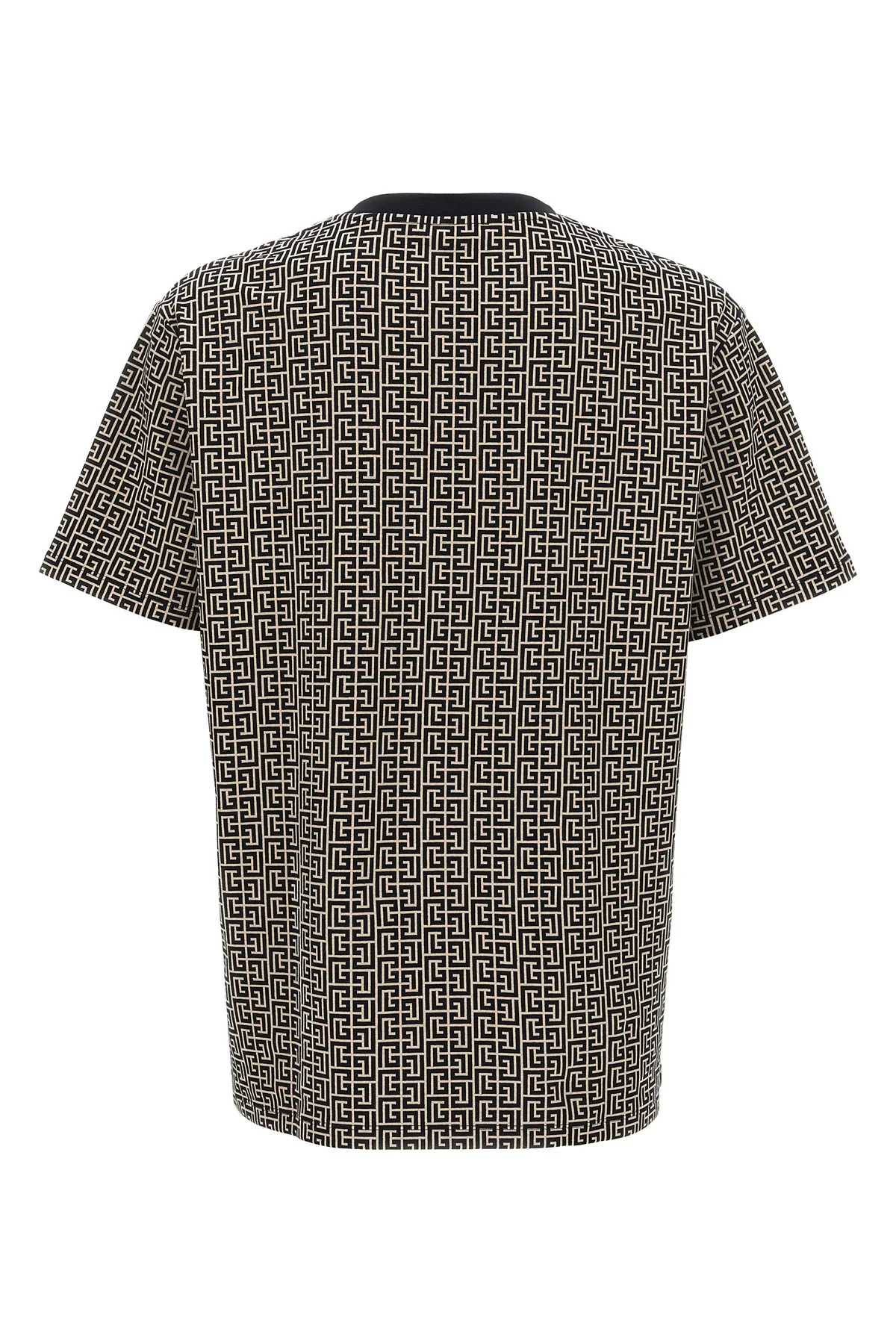 monogram couture cotton jersey crew neck t-shirt