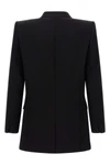 single-breasted hourglass blazer in viscose crêpe