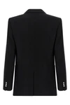 double-breasted grain de poudre blazer