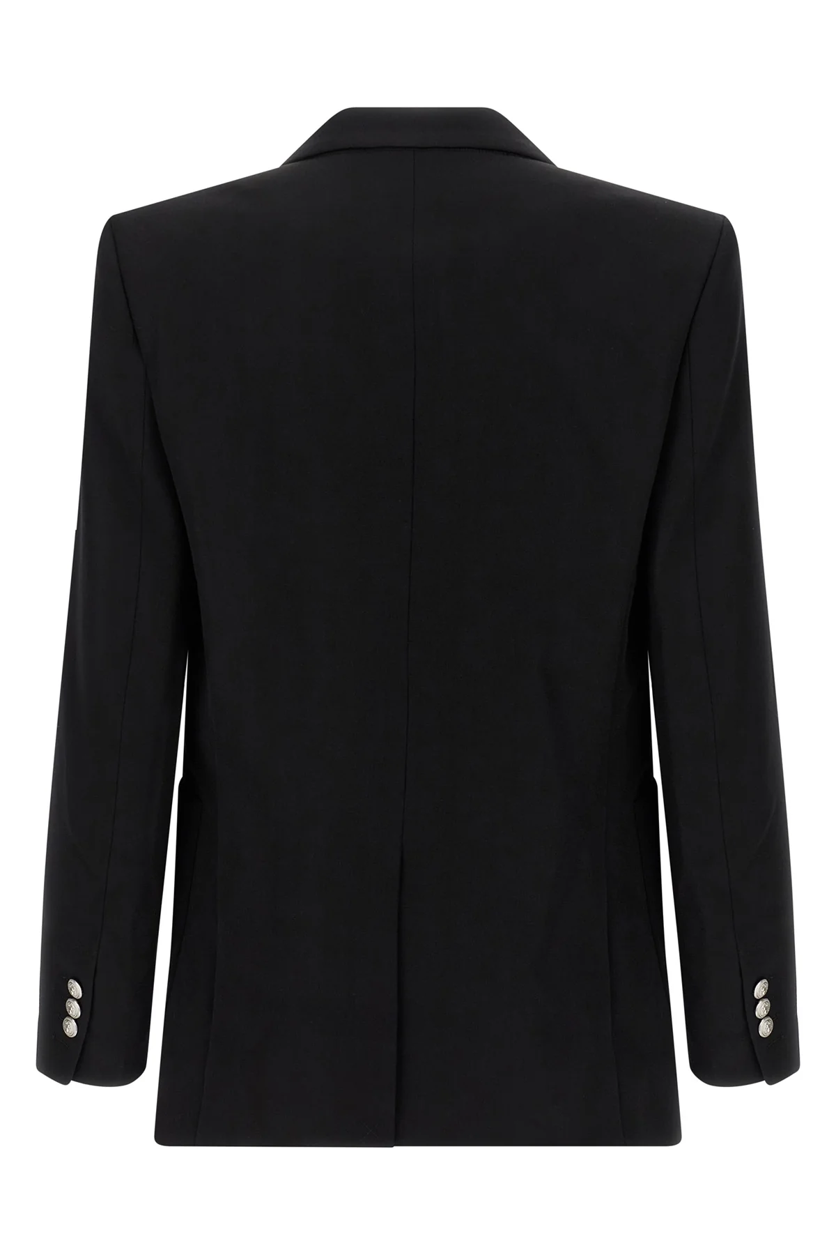 double-breasted grain de poudre blazer