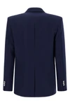double-breasted grain de poudre blazer