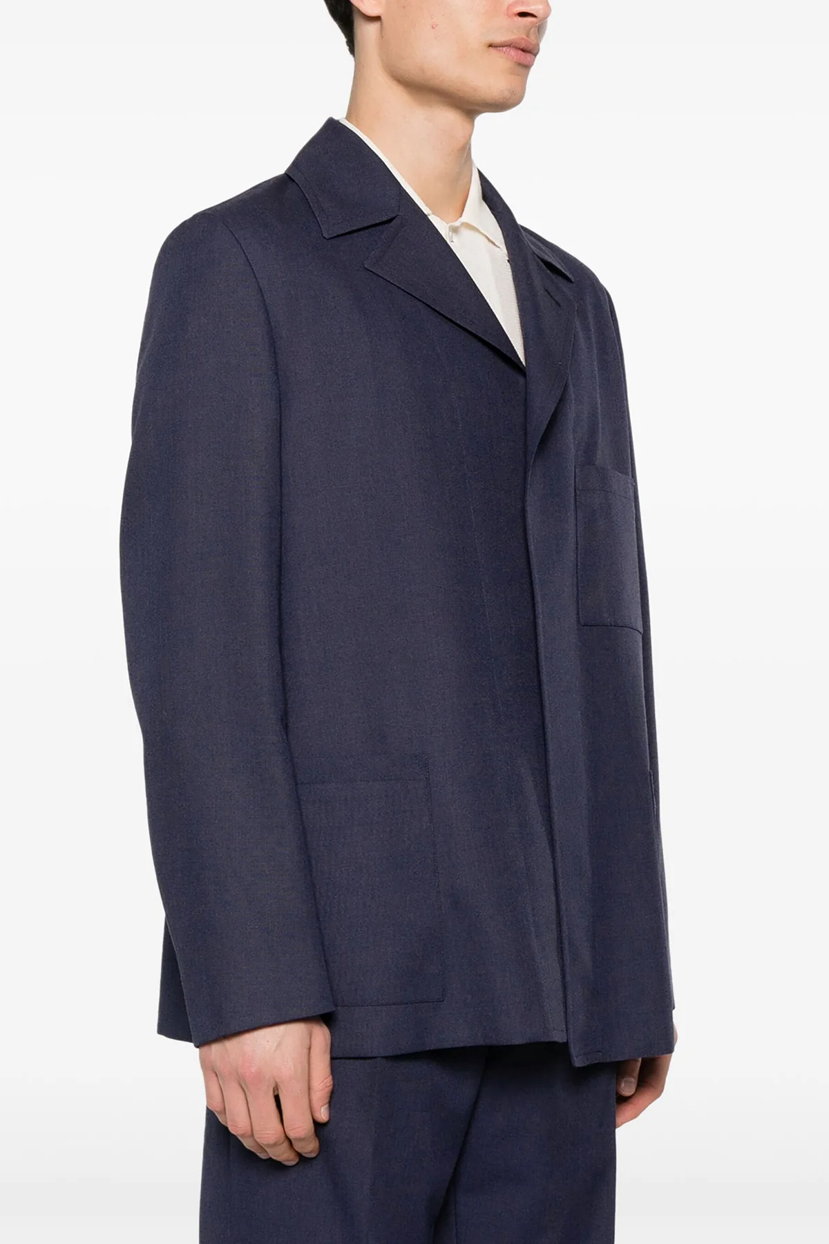 FENDI 50 single-breasted wool jacket