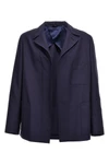 single-breasted wool jacket
