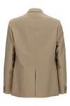 single-breasted wool blazer
