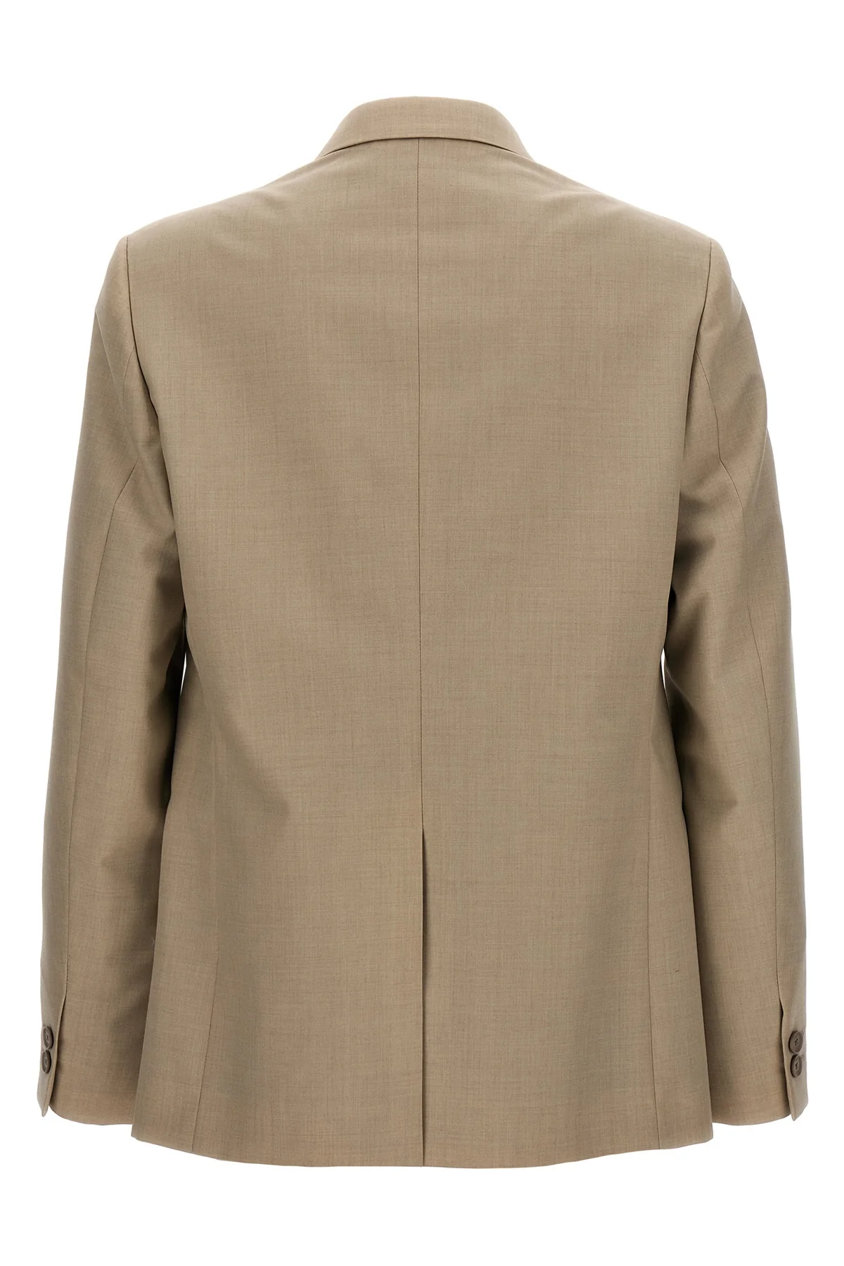 single-breasted wool blazer