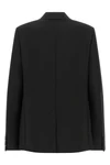 the fendi blazer in kid mohair and virgin wool blend redefines the codes of cont