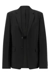 the fendi blazer in kid mohair and virgin wool blend redefines the codes of cont