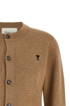 the ami paris crew neck cardigan sets new standards for luxury knitwear through