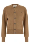 the ami paris crew neck cardigan sets new standards for luxury knitwear through