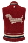 the thom browne vest defines a new perspective on knitwear through a structured