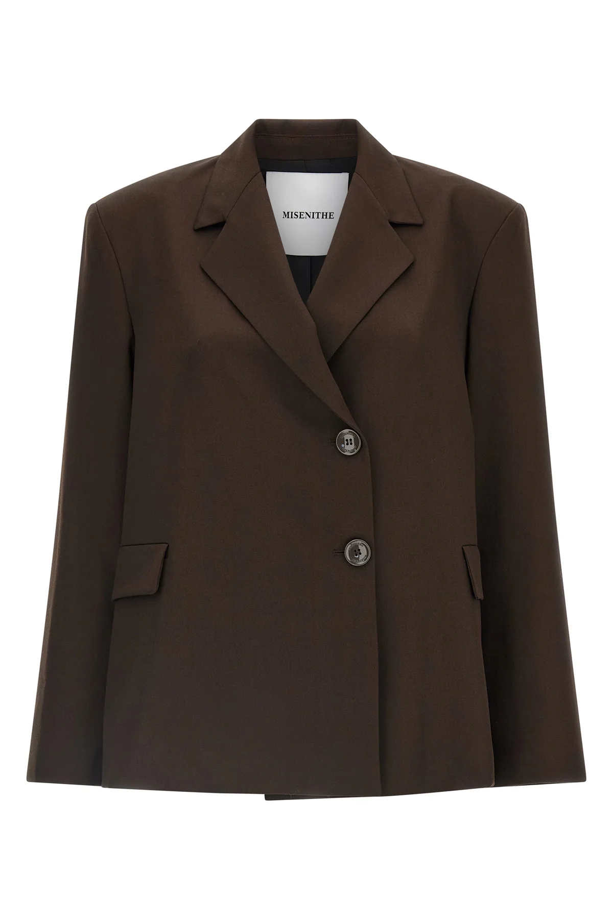 MISENITHE L the double-breasted misenithe andy blazer redefines the codes of contemporary